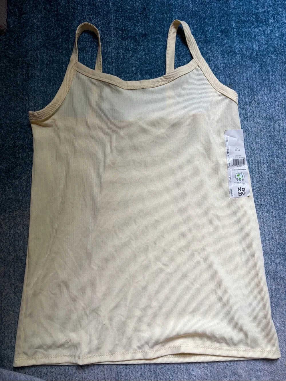 Set of 5 No Boundaries/Time and Tru Ribbed Tank Tops - Burgundy, Yellow, Gray